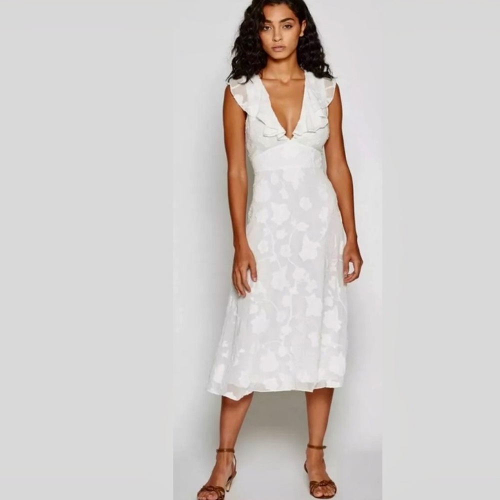 Joie Adella Floral Ruffled Dress